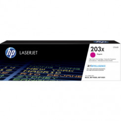Оригинальный лазерный картридж HP LaserJet увеличенной емкости 203X, пурпурный (2500 страниц)