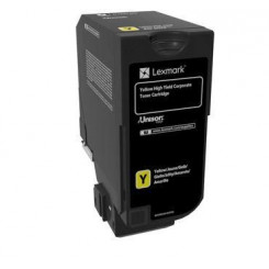 Lexmarki kollane ettevõtte toonerikassett