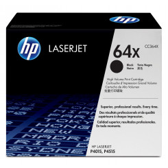 HP 64X suure tootlikkusega must originaal LaserJeti toonerikassett