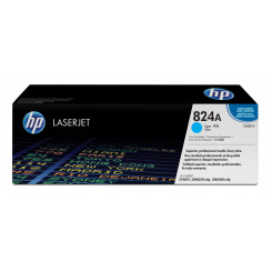 Оригинальный лазерный картридж HP LaserJet 824A, голубой