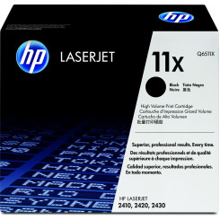 Оригинальный лазерный картридж HP LaserJet увеличенной емкости HP 11X, черный