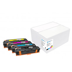 CoreParts Toner Multipack for HP CP1215/CP1515 CMYK Pages: 2.200/1.400/1.400/1.400 HP Color LaserJet CP1215/CP1515 CMYK MultiPack, Nordic Swan