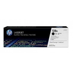 HP 128A 2-pakendid mustad originaalsed LaserJeti toonerikassetid