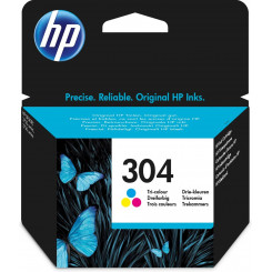 HP 304, оригинальный: голубой, пурпурный, желтый