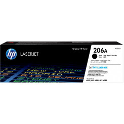Оригинальный лазерный картридж HP 206A LaserJet, черный