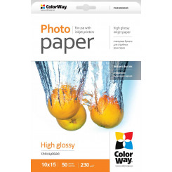Высокоглянцевая фотобумага ColorWay A4 A4 200 г/м²