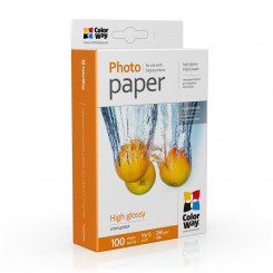 ColorWay fotopaber PG2601004R läikiv valge 10 x 15 cm 260 g/m²