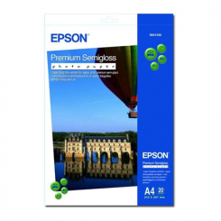 Фотобумага Epson Premium Semigloss, DIN A4, 251 г/м², 20 листов A4