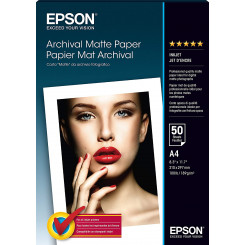 Архивная матовая бумага Epson — A4 — 50 листов A4