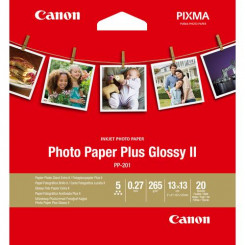 Canon PP-201 Glossy II Photo Paper Plus 5x5 - 20 Sheets