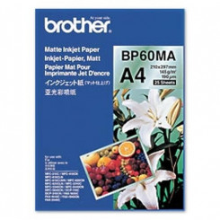 Brother BP60MA Inkjet Paper prindipaber A4 (210x297 mm) Matt 25 lehte Valge