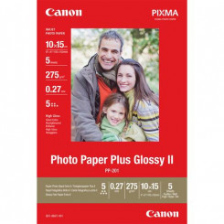 Фотобумага Canon PP-201 Glossy II Plus, 10x15 см, 5 листов