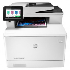 Принтер HP Color LaserJet Pro M479fnw AIO «все в одном» — цветной лазерный принтер формата A4, печать/копирование/двустороннее сканирование/факс, устройство автоматической подачи документов, ручная двусторонняя печать, локальная сеть, Wi-Fi, 29 страниц в 