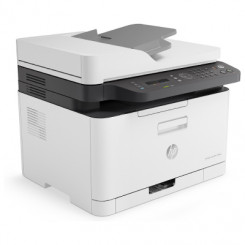 HP Color LaserJet 179fnw AIO All-in-One Printer - A4 Color Laser, Print/Copy/Scan/Fax, Automatic Document Feeder, Manual Duplex, LAN, WiFi, 18ppm, 100-500 pages per month