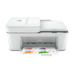 HP DeskJet Plus 4120e HP+ AIO kõik-ühes printer – A4 värviline tint, printimine/kopeerimine/skannimine/mobiilfaks, automaatne dokumendisöötur, käsitsi kahepoolne, WiFi, 8,5 lk/min, 100–300 lehekülge kuus