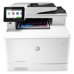 Принтер HP Color LaserJet Pro M283fdw AIO «все в одном» — цветной лазерный принтер формата A4, печать/копирование/сканирование/факс, устройство автоматической подачи документов, автоматическая двусторонняя печать, локальная сеть, Wi-Fi, 21 стр./мин, 150–2