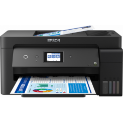 Epsoni värviline tindiprinteri multifunktsionaalne printer A3+ Wi-Fi must