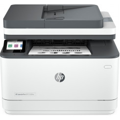 Принтер HP Laserjet Pro Mfp 3102Fdn, черно-белый, принтер для малого и среднего бизнеса, печать, копирование, сканирование, факс, устройство автоматической подачи документов; Двусторонняя печать; Передний USB-порт для флэш-накопителя; Сенсорный экран