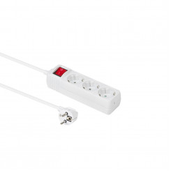 MicroConnect 3-way Schuko Socket Power strip 3m cable