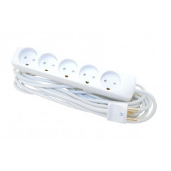 E-Line Socket 5R White M / J 5 Meters