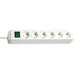 Brennenstuhl 1159520400 power extension 3 m 6 AC outlet(s) White