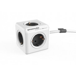 Allocacoc PowerCube Extended power extension 1.5 m 5 AC outlet(s) Indoor Grey, White