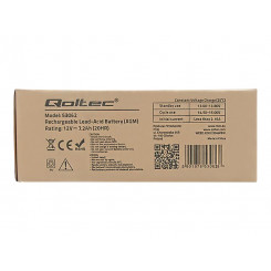 QOLTEC 53062 AGM аккумулятор 12 В 7,2 Ач