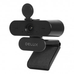 Delux DC03 webcam with microphone (black)