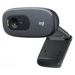 Logitech C270 HD WEBCAM, 3 MP, 1280 x 720p, USB 2.0, must