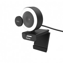 Веб-камера Hama C-800 Pro 4 МП 2560 x 1440 пикселей USB 2.0 Черный