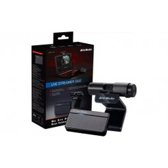 Веб-камера AVerMedia BO311D Live Streamer DUO, 2 МП, 1920 x 1080 пикселей, USB 2.0, черный