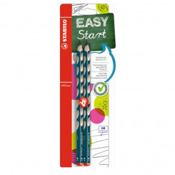 STABILO regular pencil, EASYgraph, HB, 2 pcs, for left-handers