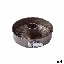 Разъемная форма для сковороды Pyrex Asimetria Кольцо Черный металл Ø 26 см 4 шт.