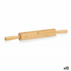 Rolling Pin Bamboo 45 x 5 x 5 cm (12 Units)