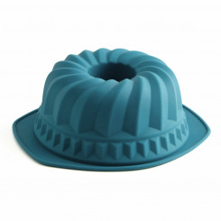 detachable cake mold Quid Silik One Blue Plastic mass (24.3 x 28.4 cm) (Pack 6x)