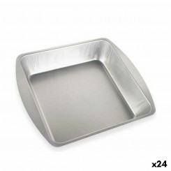 Baking tin Quttin Carbon steel 24 x 20.5 x 4 cm (24 Units)