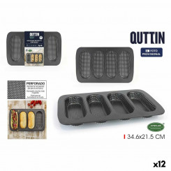 Shaped mold Quttin Baguette 0.5 mm 34.6 x 21.5 x 3 cm (12 Units)