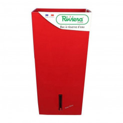 Самополивной вазон Riviera Eva New Plastic Squared Red (37 x 37 x 68,5 см)