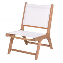 Garden chair Nina 50 x 64 x 75 cm White Acacia