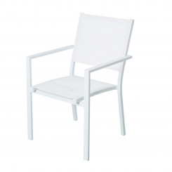 Garden chair Thais 55,2 x 60,4 x 86 cm Aluminium White