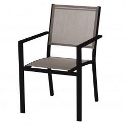 Садовый стул Thais 55,2 x 60,4 x 86 см Графит Серо-коричневый Алюминий