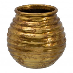Planter Ceramic Golden 32 x 32 x 35 cm