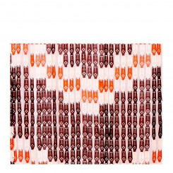 Curtain EDM 90 x 210 cm Brown polypropylene Geometric