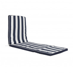 Cushion DKD Home Decor Hammock 190 x 60 x 5 cm White Navy Blue