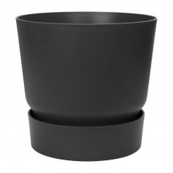 Plant pot Elho Greenville Circular Black Plastic (Ø 39 x 36,8 cm)