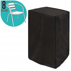 Защитный чехол для стульев Черный ПВХ 66 x 66 x 170 см