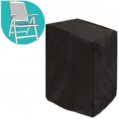 Protective Case Armchair Black PVC 89 x 76 x 107 cm