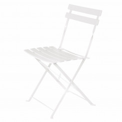 Garden chair Sira White Steel 41 x 46 x 80 cm (2 Units)