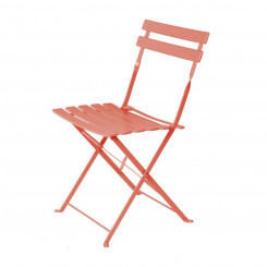 Garden chair Sira Orange Steel 41 x 46 x 80 cm (2 Units)