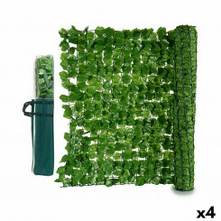 Листы садового ограждения 1 х 3 м, светло-зеленый пластик (4 шт.)